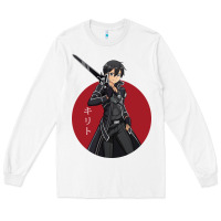 White Sword art online -kirito Long Sleeve Tee - linhVisuals