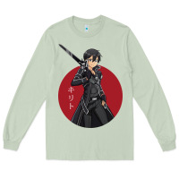 Matcha Sword art online -kirito Long Sleeve Tee - linhVisuals
