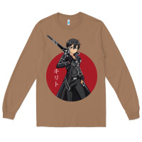 Toasted Coconut Sword art online -kirito Long Sleeve Tee - linhVisuals