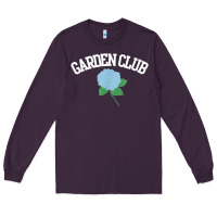 Plum grandmillennial hydrangea style garden club Long Sleeve Tee - linhVisuals