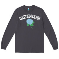 Smoke grandmillennial hydrangea style garden club Long Sleeve Tee - linhVisuals
