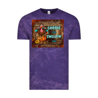 Cloud Purple gobble me swallow me tumbler Vintage Tee - BundleAndBundleShop