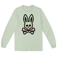 Matcha psychedelic bunny easter day, qsycho bunnies, easter 2022 Long Sleeve Tee - linhVisuals