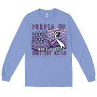 Colony Blue purple up month of the military child Long Sleeve Tee - linhVisuals