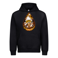 Black sunflower tooled leather bullskull teardrop earrings Urban Hoodie - Jasminsmagicworld