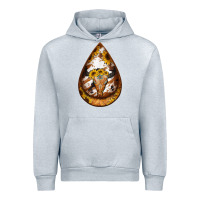 Heather Grey sunflower tooled leather bullskull teardrop earrings Urban Hoodie - Jasminsmagicworld