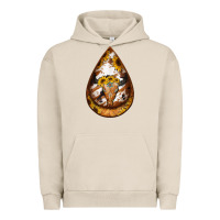 Pigment French Oak sunflower tooled leather bullskull teardrop earrings Urban Hoodie - Jasminsmagicworld