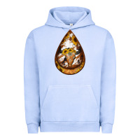Pigment Grape Ice sunflower tooled leather bullskull teardrop earrings Urban Hoodie - Jasminsmagicworld