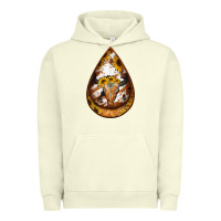 Pigment Pistachio sunflower tooled leather bullskull teardrop earrings Urban Hoodie - Jasminsmagicworld
