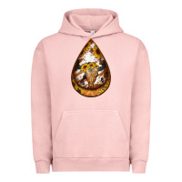 Pigment Salmon sunflower tooled leather bullskull teardrop earrings Urban Hoodie - Jasminsmagicworld