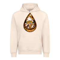 Sandshell sunflower tooled leather bullskull teardrop earrings Urban Hoodie - Jasminsmagicworld