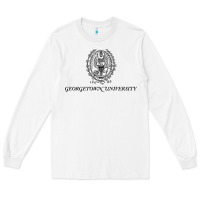 White georgetown university Long Sleeve Tee - linhVisuals