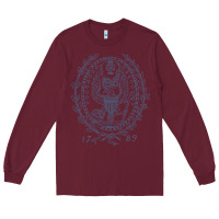 Burgundy georgetown university Long Sleeve Tee - linhVisuals