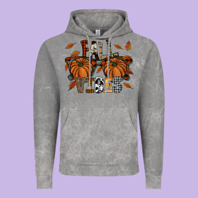 Fall Vibes Vintage Hoodie Designed By Sublimationcraftshop
