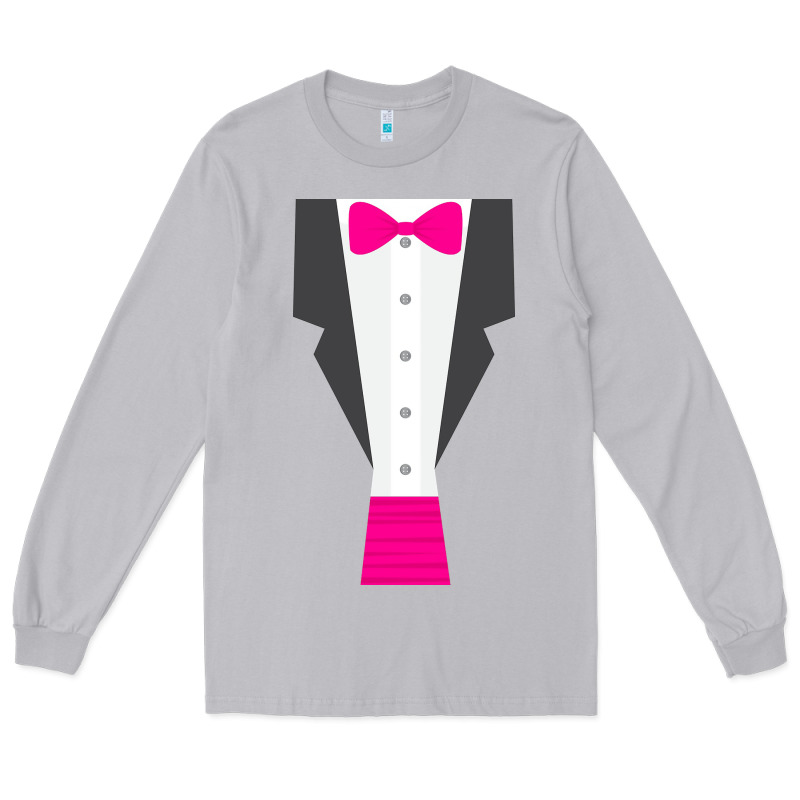 Pink Tux Tuxedo Long Sleeve Tee by linhVisuals | Teevron