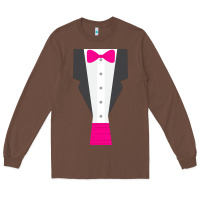 Chestnut pink tux tuxedo Long Sleeve Tee - linhVisuals