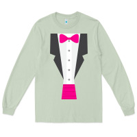 Matcha pink tux tuxedo Long Sleeve Tee - linhVisuals