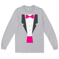 Moon Dust pink tux tuxedo Long Sleeve Tee - linhVisuals