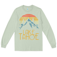 Matcha vintage lake tahoe california nevada retro t shirt Long Sleeve Tee - linhVisuals