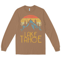 Toasted Coconut vintage lake tahoe california nevada retro t shirt Long Sleeve Tee - linhVisuals