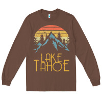 Chestnut vintage lake tahoe california nevada retro t shirt Long Sleeve Tee - linhVisuals