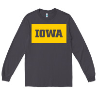 Smoke University of Iowa, UIowa, Iowa, apparel Long Sleeve Tee - linhVisuals