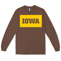 Chestnut University of Iowa, UIowa, Iowa, apparel Long Sleeve Tee - linhVisuals