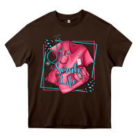 Chocolate Brown nurse scrub life olivia Heavy Core Tee - OliviaCreatesArt