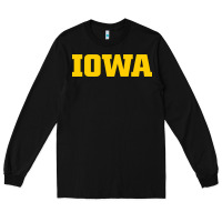 Black university of iowa, Apparel Long Sleeve Tee - linhVisuals