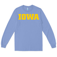 Colony Blue university of iowa, Apparel Long Sleeve Tee - linhVisuals