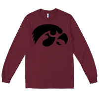 Burgundy university of iowa athletics teams gear Long Sleeve Tee - linhVisuals