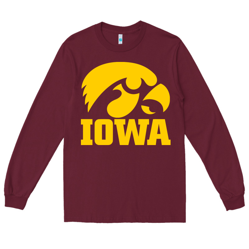 University Of Iowa Athletics Teams Gear Long Sleeve Tee by linhVisuals | Teevron