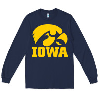 Navy university of iowa athletics teams gear Long Sleeve Tee - linhVisuals