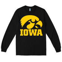 Black university of iowa athletics teams gear Long Sleeve Tee - linhVisuals