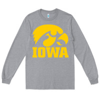 Heather Grey university of iowa athletics teams gear Long Sleeve Tee - linhVisuals