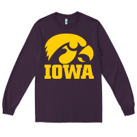 Plum university of iowa athletics teams gear Long Sleeve Tee - linhVisuals