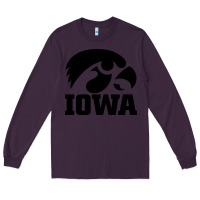 Plum university of iowa athletics teams gear Long Sleeve Tee - linhVisuals