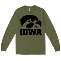 Army Green university of iowa athletics teams gear Long Sleeve Tee - linhVisuals