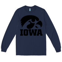 Navy university of iowa athletics teams gear Long Sleeve Tee - linhVisuals
