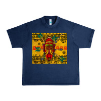 Navy african mask tumbler Urban Heavy Tee - BundleAndBundleShop