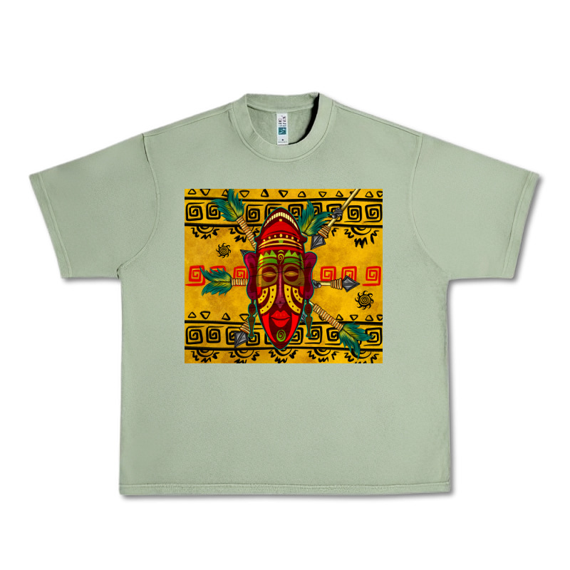 African Mask Tumbler Urban Heavy Tee by BundleAndBundleShop | Teevron
