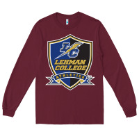 Burgundy lehman college lightning Long Sleeve Tee - linhVisuals