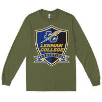 Army Green lehman college lightning Long Sleeve Tee - linhVisuals