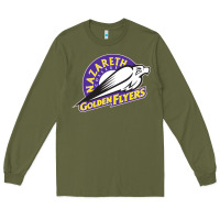 Army Green nazareth college golden Long Sleeve Tee - linhVisuals