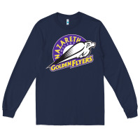 Navy nazareth college golden Long Sleeve Tee - linhVisuals