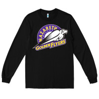 Black nazareth college golden Long Sleeve Tee - linhVisuals