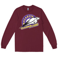 Burgundy nazareth college golden Long Sleeve Tee - linhVisuals