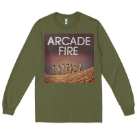 Army Green #arcade fire everything now tour 2022 Long Sleeve Tee - linhVisuals