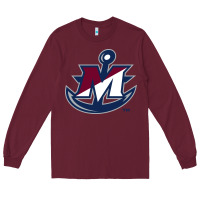 Burgundy suny maritime college Long Sleeve Tee - linhVisuals