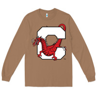 Toasted Coconut suny cortland red dragons Long Sleeve Tee - linhVisuals